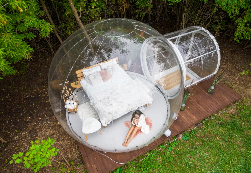 glamping bubble tent near me